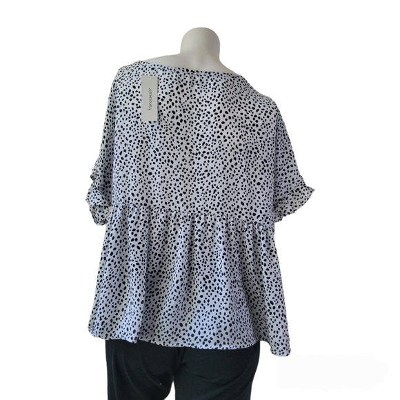 MiAmi Chiffon Ruffled Blouse - Picture 5 of 10